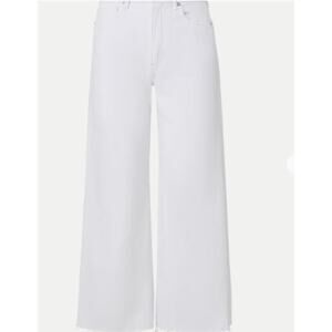 Veronica Beard Women's Taylor Wide Leg Jeans Sz 23 NWT 298 White IRRG